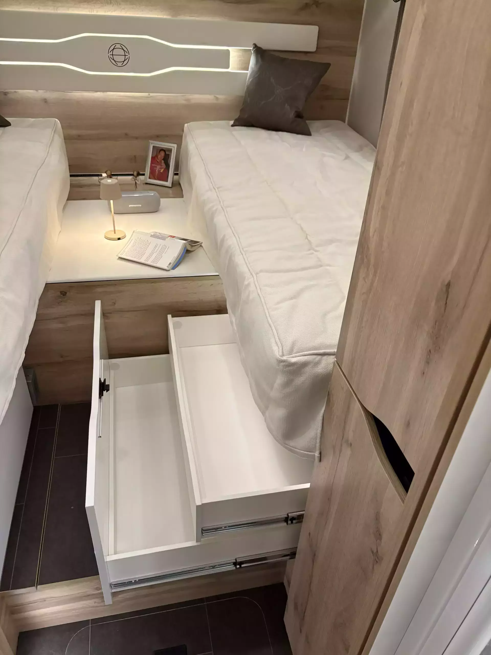 Großzügige Verstaumöglichkeiten